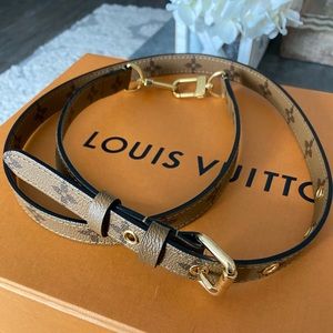 Authentic Louis Vuitton Pochette Métis Reverse Monogram Replacement Strap